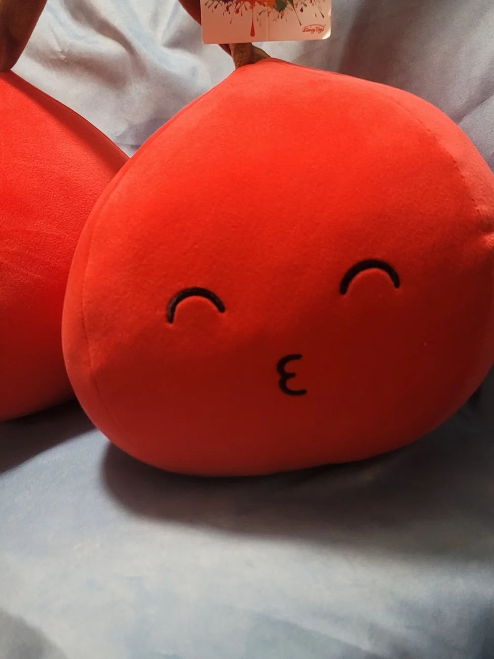 Smoochy Pals red cherry plush
